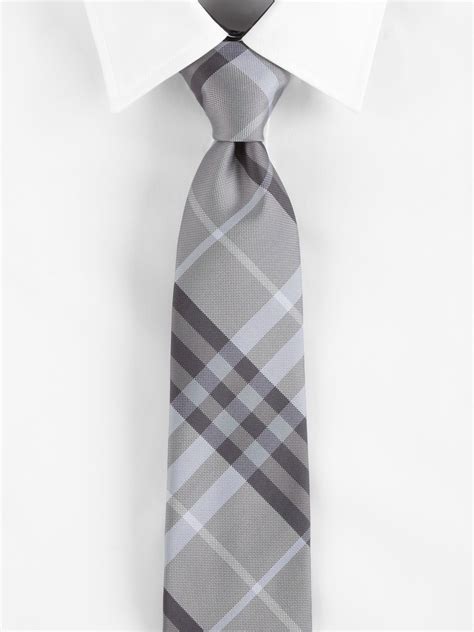 burberry grey check tie|burberry style ties and shirts.